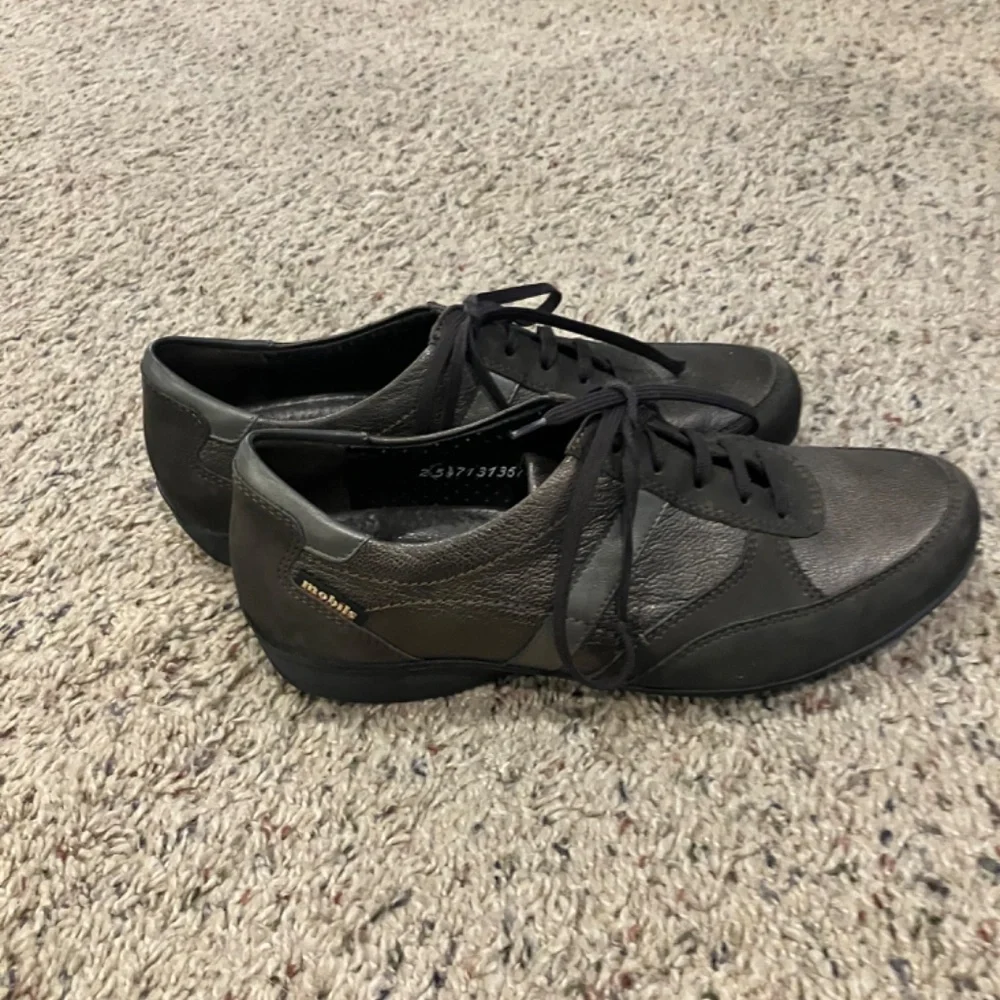 Mephisto Mobils Fedra metallic charcoal sneaker size 7.5 - Picture 4 of 7